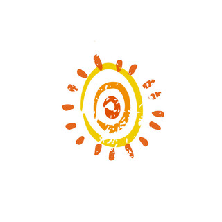 黄色卡通手绘太阳元素GIF卡通太阳元素组合